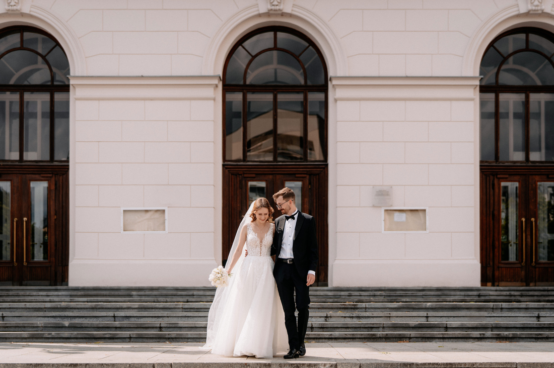 Sesja ślubna w Gmachu Głównym Politechniki Warszawskiej